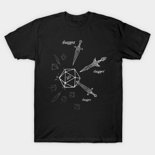 DnD - Rogues be rogues | D20 T-Shirt